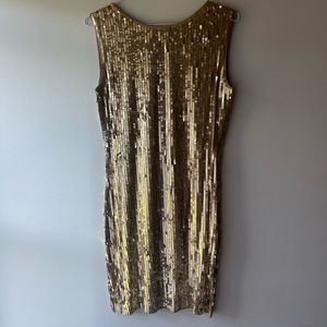 Gold Michael Kors Sequin Dress